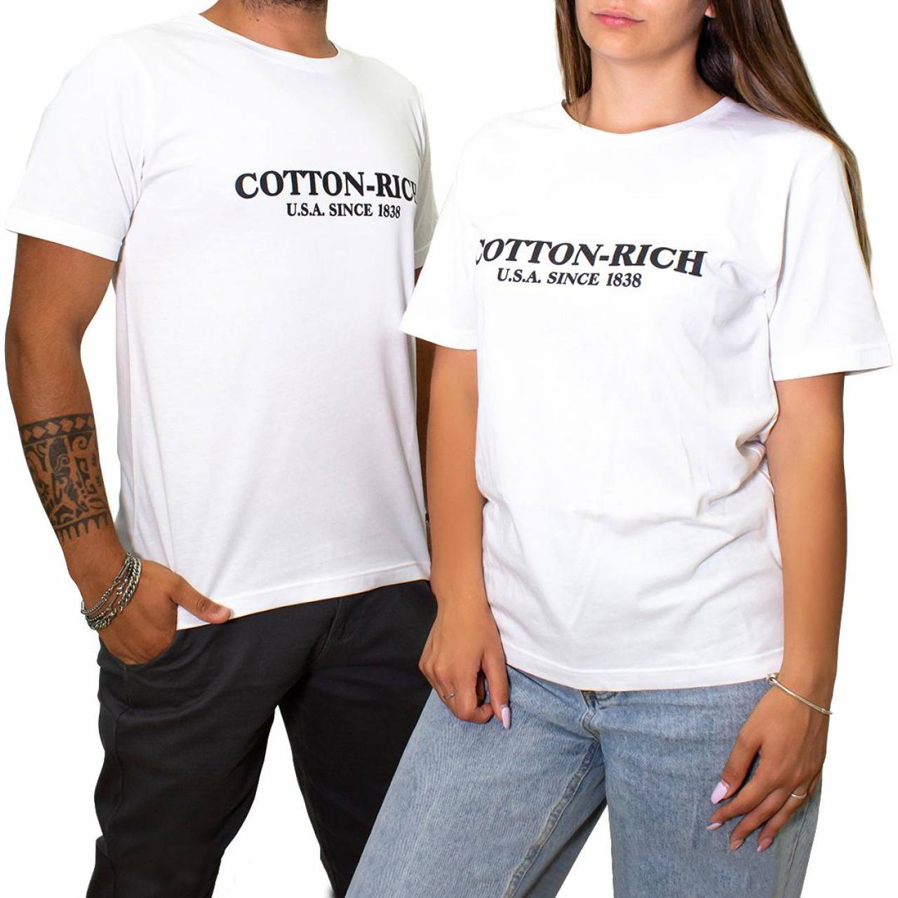 t-shirt-cotton-rich-blanc-imprime