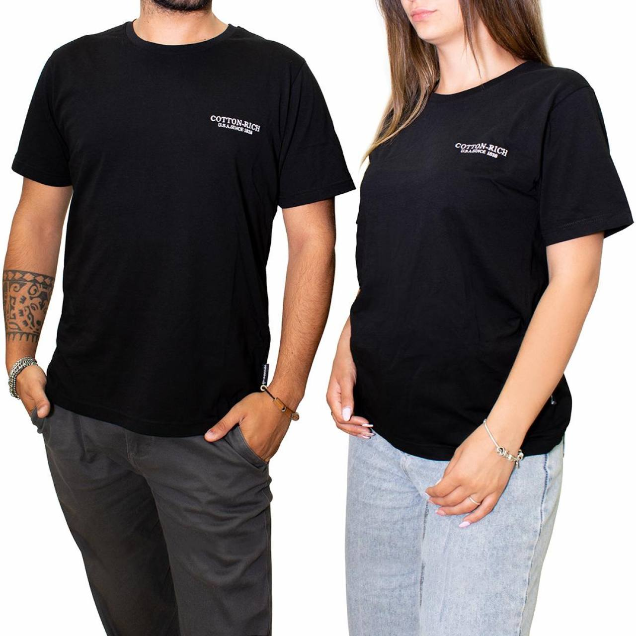t-shirt-cotton-rich-noir-avec-broderie