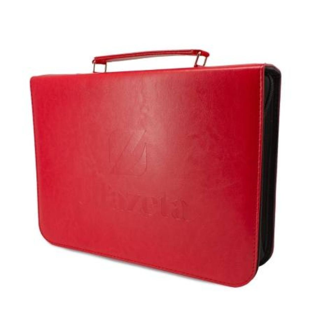 GRAND KIT ÉCHANTILLONS (VIDE) ROUGE AVEC PANNEAU INTERNE
