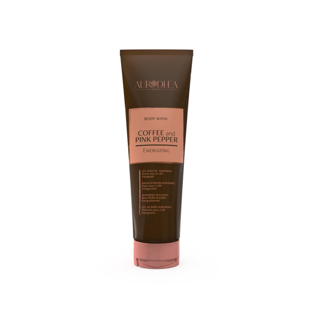 Gel douche Aurodhea- parfum Poivre rose et café - 250 ml